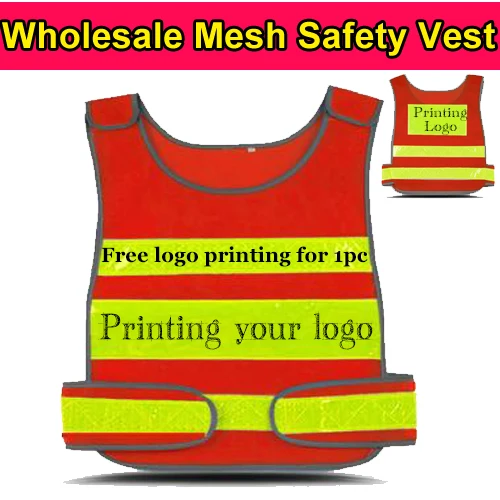 Black Security Reflective Vest