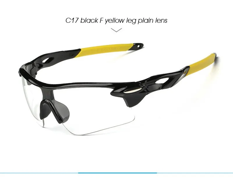 C17 black F yellow leg plain lens