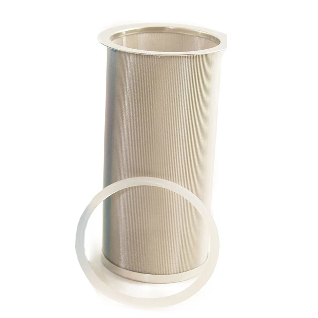 Best Price Cold Brew Coffee Tea Filter Mesh Maker+Sealing Ring Reusable Coffee Filter Kit