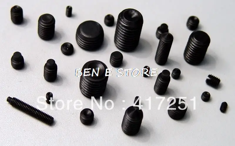 

Lot100 M3x8mm Head Hex Socket Set Grub Screws Metric Threaded Cup Point