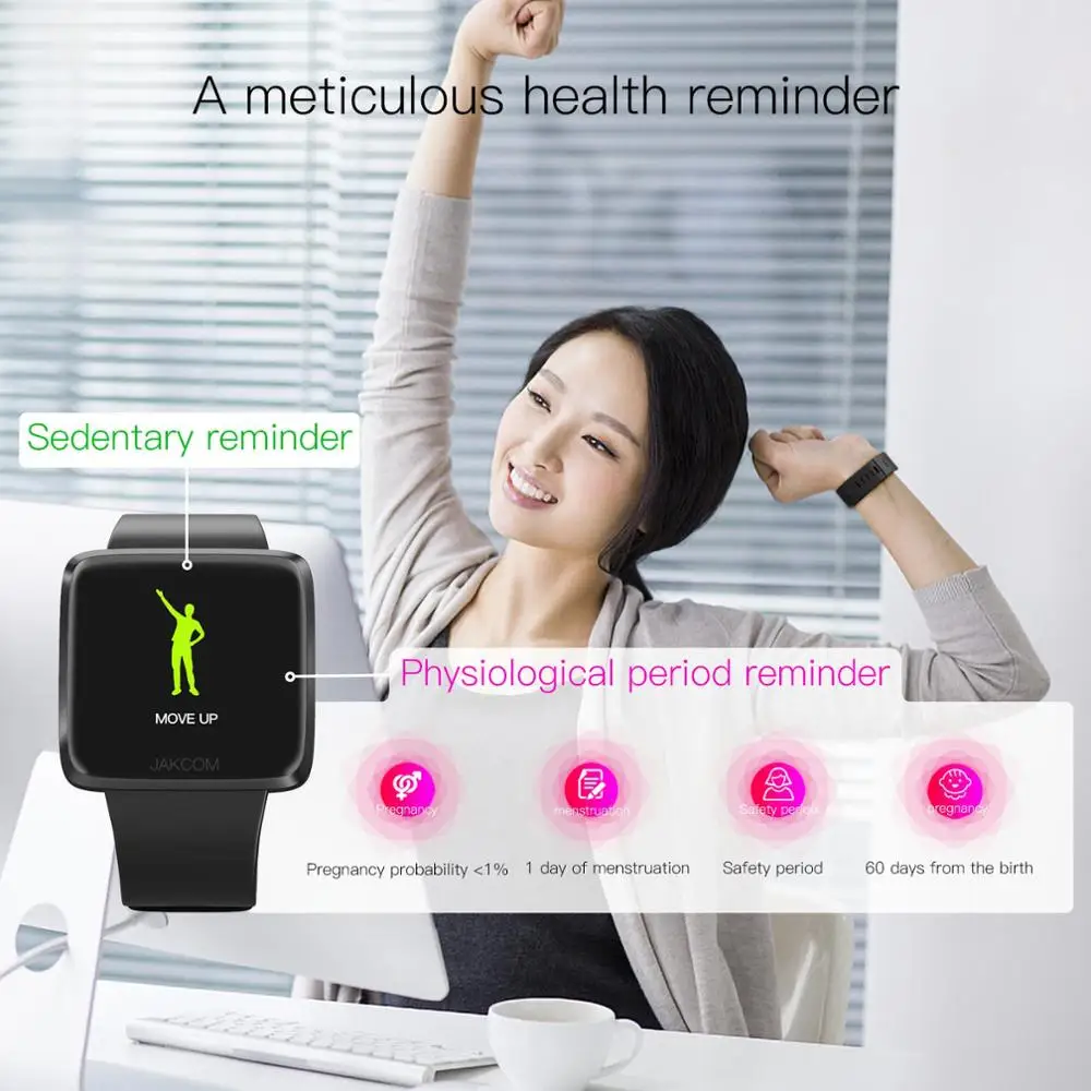 Jakcom H1 Smart Health Watch Hot sale in Wristbands as mi fit band 2 elari nanopod f1 smart bracelet