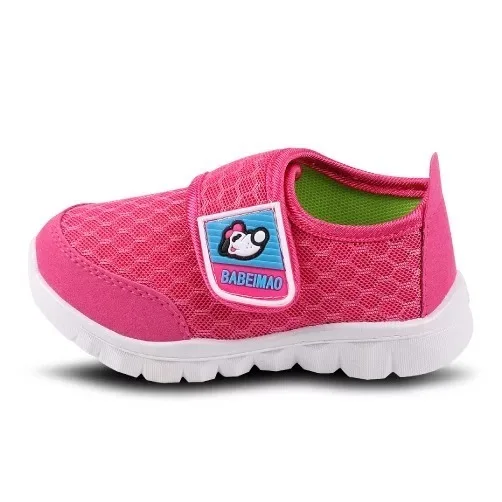 

2018 Spring Autumn Comfortable Breathable Sports Boys Girls Soft-soled Girls Casual Shoes Wear Net Children Shoes Sneakers
