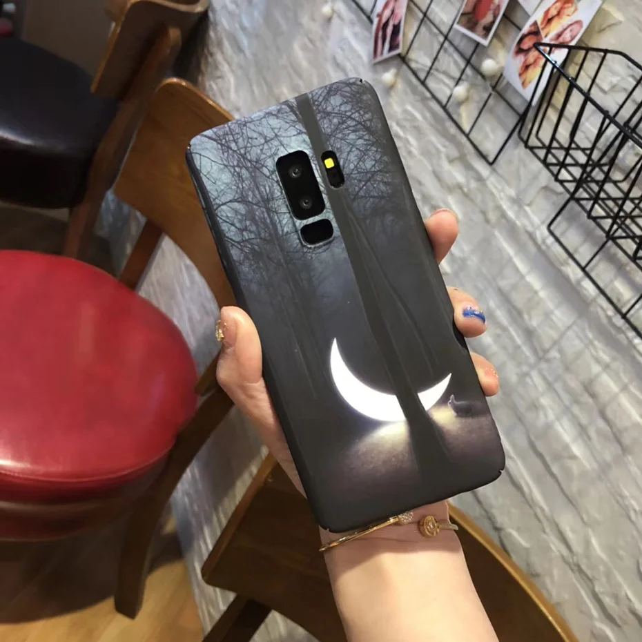 YAMIZOO S9 Case For Galaxy S9 Phone Cases Shockproof Hard Flower Note 8 9 S8 S7 Edge Case, For Samsung Galaxy S9 Plus Case Cover (9)