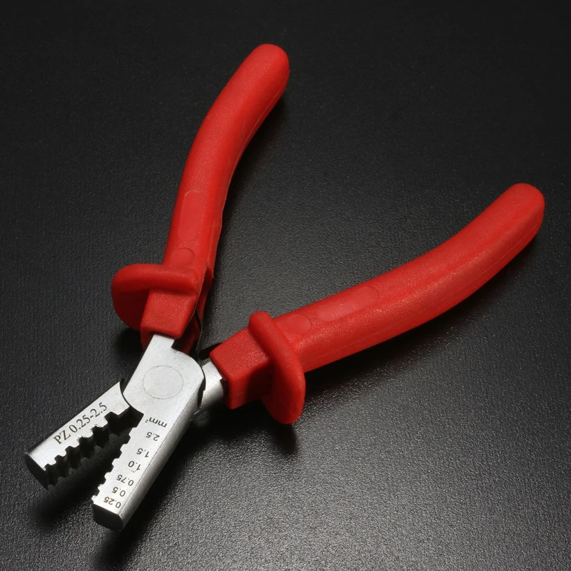 

1pc Mini Cable Wire Ferrule Terminal Crimper Pliers PZ 0.25-2.5mm Crimping Tool