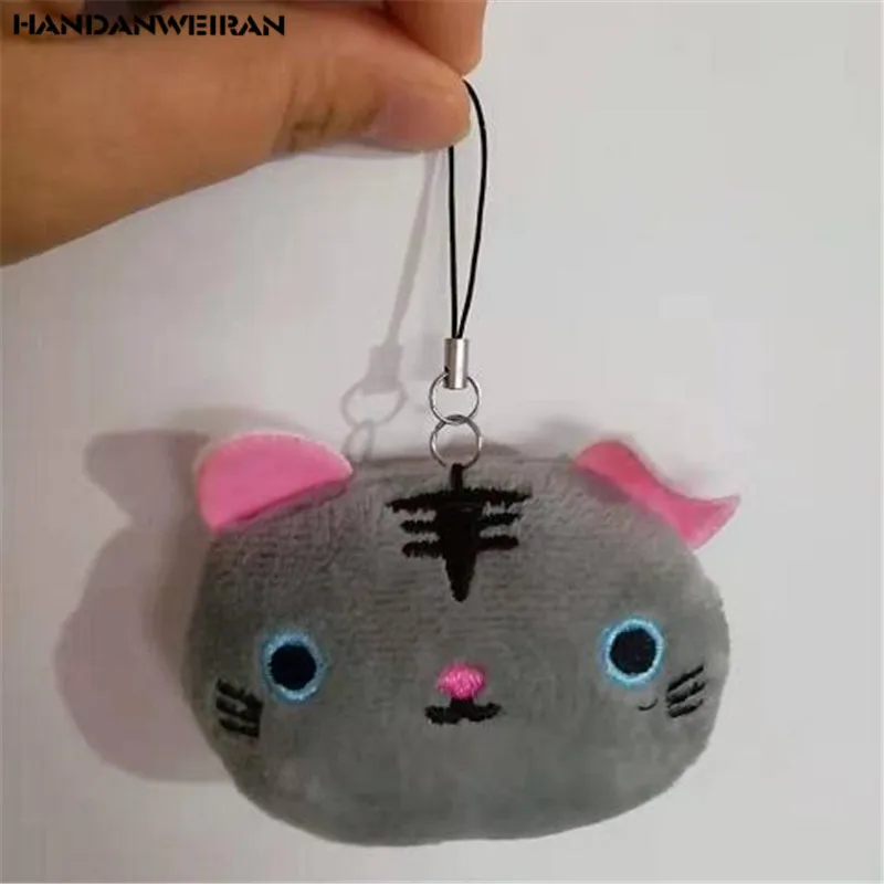 

1PCS Cute Plush Cat Toys Small Pendant 6 Designs Creative Kawaii Soft Stuffed Cats Toy Doll Children Playmate Valentine Gift 8CM