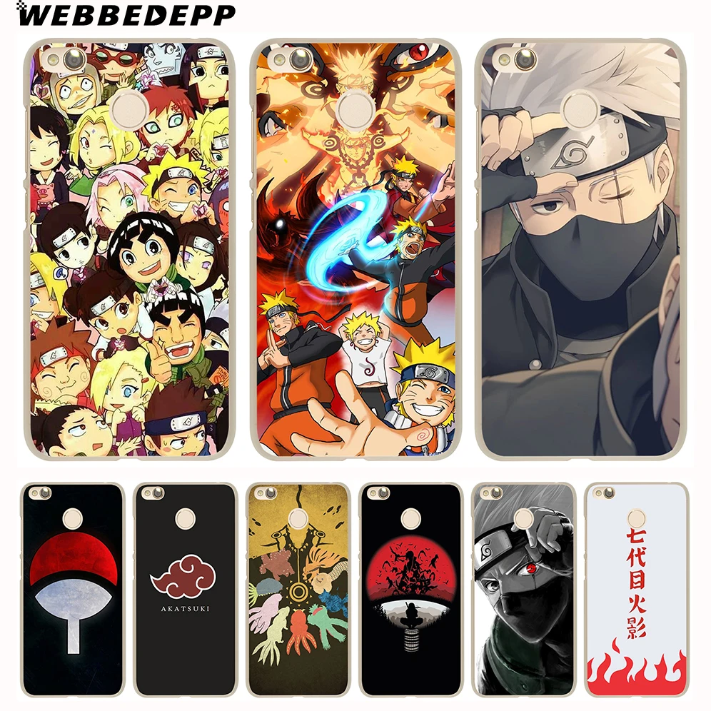 

WEBBEDEPP Naruto Phone Case for Xiaomi Redmi 4X 4A 5A 5 Plus 6 Pro 6A S2 7 Note 5 6 7 8 Pro 4X Go Cover