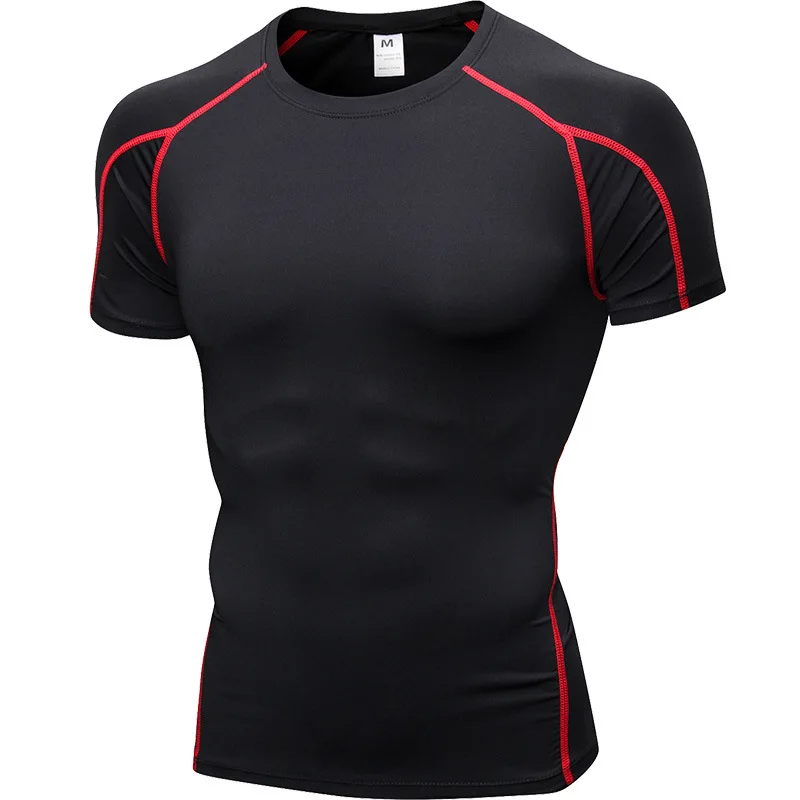 Sport T shirts Mannen Compressie T 