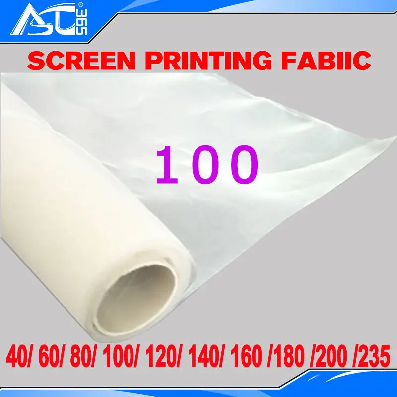 

Width 1.39 Yard (1.27m) 100 M (40T) Screen Fabric screen printing material 1 yard