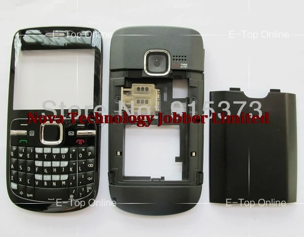 Чехол Wyieno для Nokia C3 чехол с клавиатурой синего/черного/белого цвета полная замена