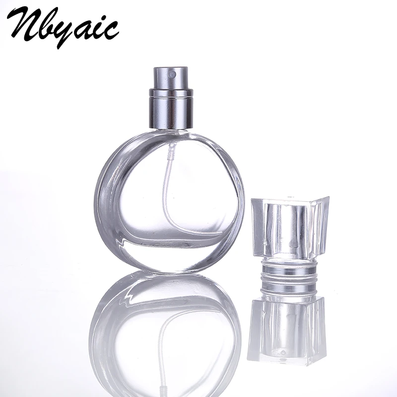 Nbyaic1Pcs25ml хрустальный флакон для духов, мини портативный дорожный флакон для духов, распылитель пустых флаконов, анодированный алюминиевый распылительный насос