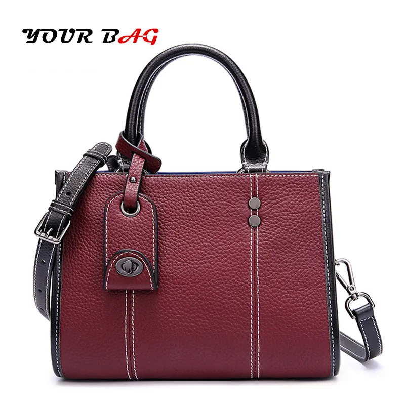 

UBAG Genuine Leather Luxury Handbags Bags For Women 2018 Designer Crossbody Bags Ladies Shoulder Purses Brands Messenger Bags