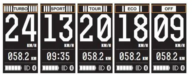 EJOYQI Bafang SW102 Ebike ЖК-дисплей Сверхлегкий маленький мини BBS01 BBS02 BBSHD аксессуары для электровелосипеда