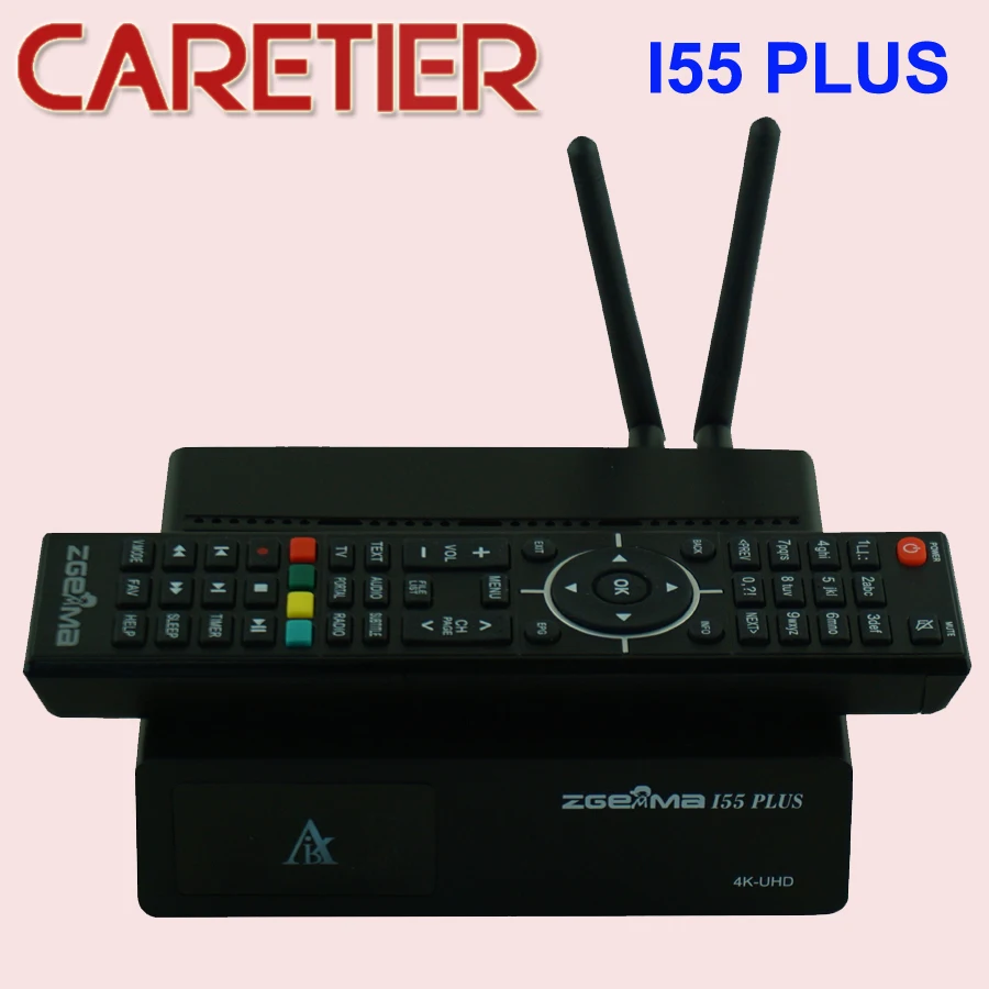 

zgemma i55 plus 4K iptv tv box with 300HMz build-in ptv stalker Linux Operating System ARM processor with 1500MHz Quad-core 1pcs