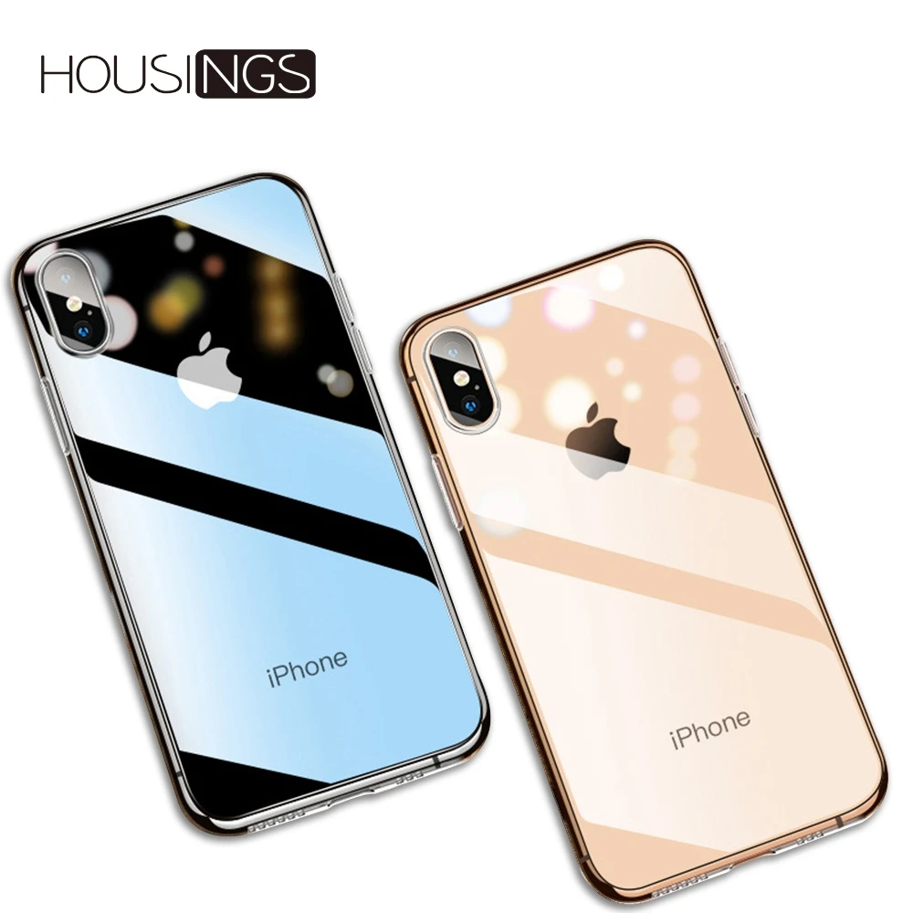 Противоударный Прозрачный чехол для телефона iPhone 6S 8 7 6 Plus мягкий ТПУ X XS max XR