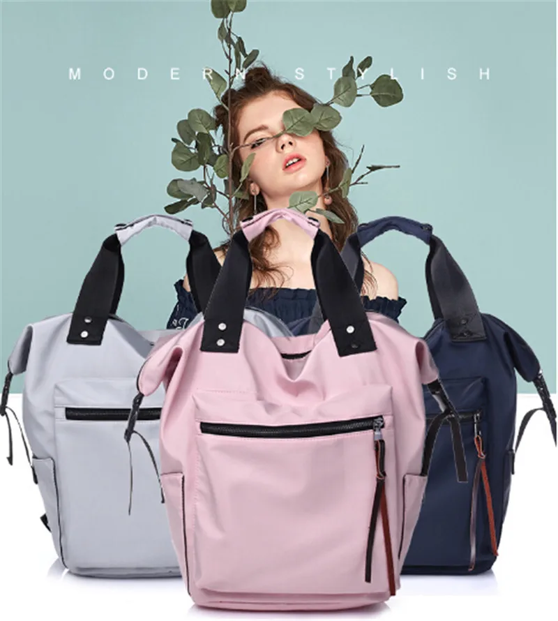 Женский рюкзак для девочек, рюкзак для путешествий, сумка для ноутбука на плечо, школьная сумка, сумка с мягкой ручкой, большая вместительность, простые модные сумки