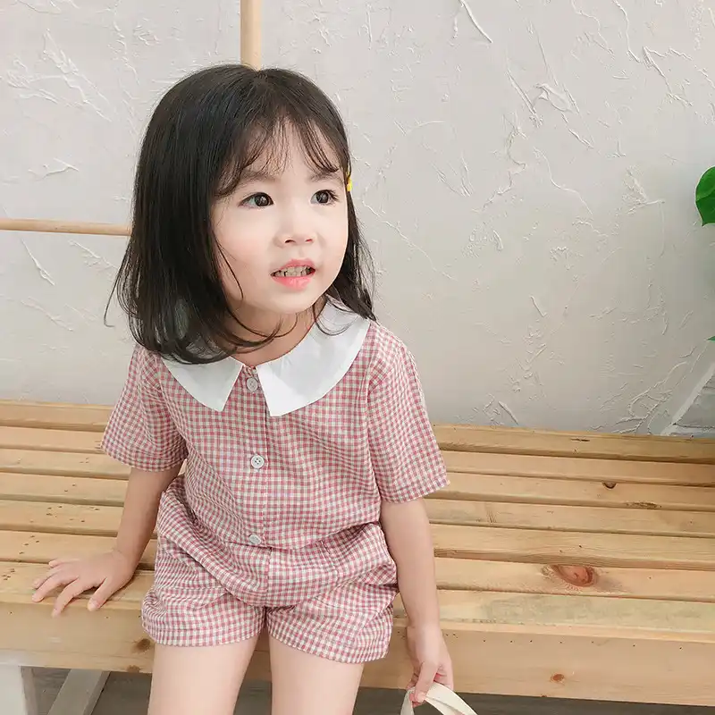 2019 Spring New Arrival Korean Style Cotton Clothing Sets Casual