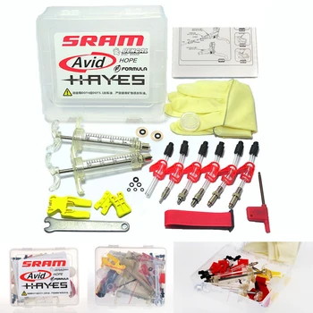 

Bicycle Hydraulic Disc Brake Bleed Kit Tool For Formula Sram Avid Juicy Hayes Hope Bengal MTB Bike Repair Tools