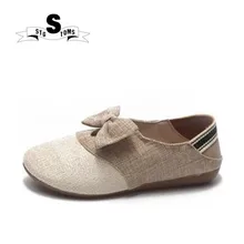 Рыбак Женская обувь в духе колледжа обувь на плоской подошве кроссовки низкие классические женские летние bean льняной холст ходьбы обувь twm0129