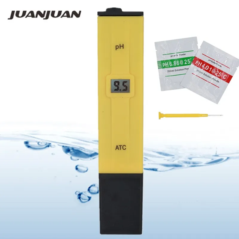 

300pcs/lot By FEDEX DHL Digital ATC Pen Type PH Meter Aquarium Pool Quality Analyzer Portable PH value tester 30%off