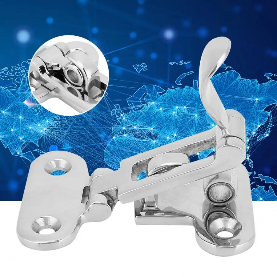 

Stainless Steel Marine Boat Deck Lock sliding door Deck Hasp Locker and window lock Furniture Hardware