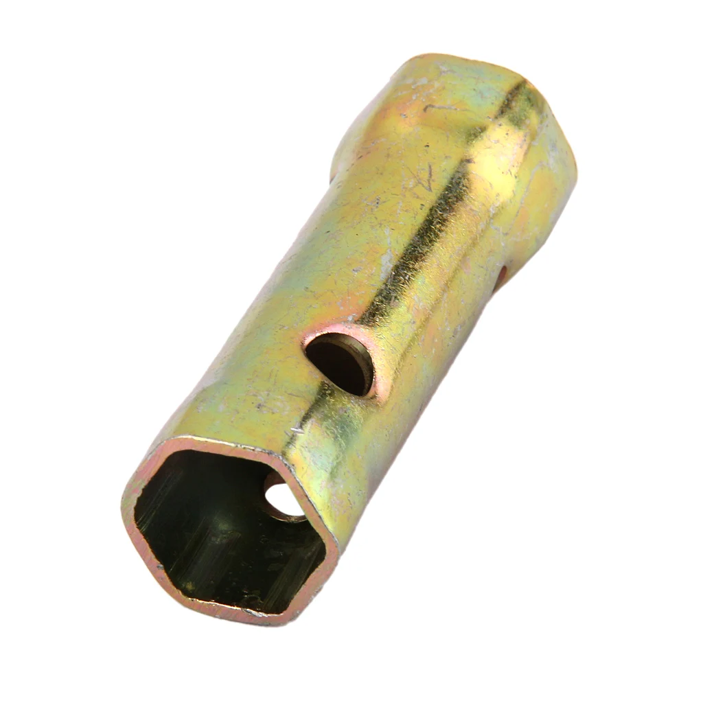 

Motorbike Motorcycle Double End Spark Plug Box Spanner Wrench Hex Socket Tool 16mm 18mm Bronze