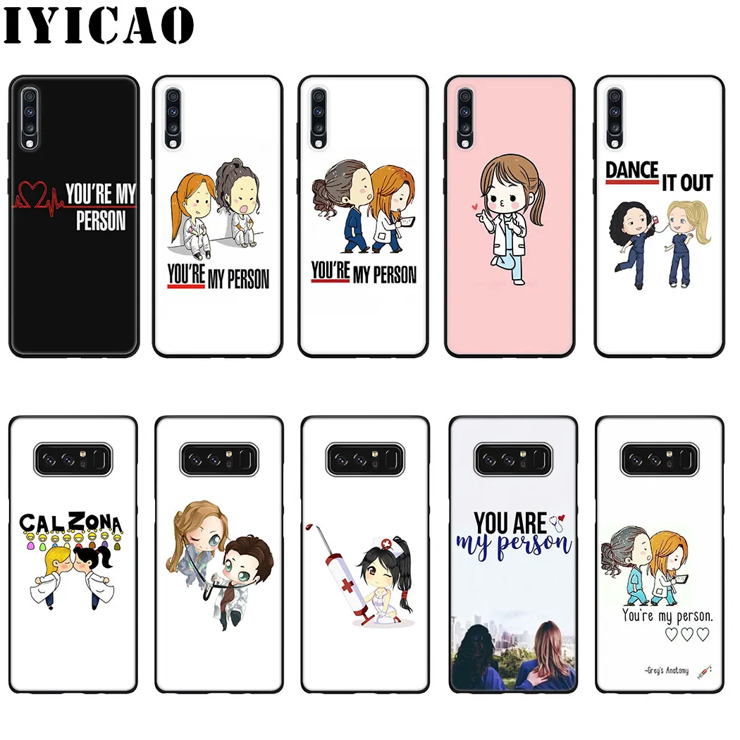 IYICAO You're My Person Soft Silicone Case for Samsung Galaxy A70 A50 A40 A30 A10 M10 M20 M30 Note 8 9 Phone |