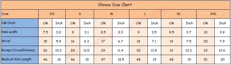 smt glove size