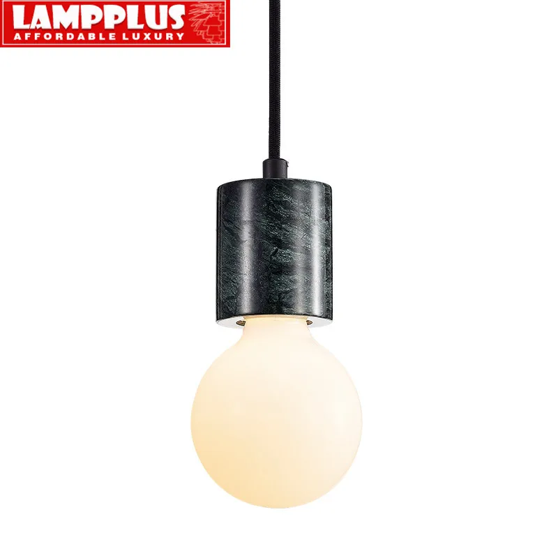 

Lampplus Nordic Modern Simple Marble Lampholder Pendant light Droplight Ceiling lamp for bedroom living room study hotel room