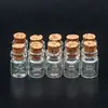 Odoria 1:12 Miniature 10pcs Display Glass Bottles Jars with Cork for Food Spice Storage Kitchen Set Dollhouse Accessories Decor 1