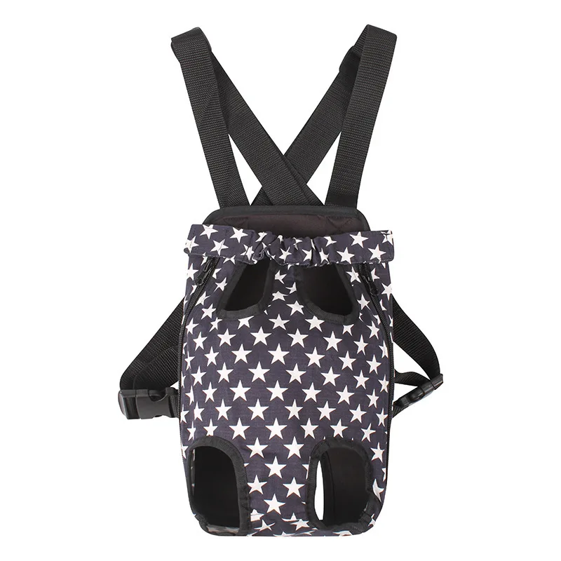 New hot pet carrier dog bag fashion out portable Five pointed star pattern shoulders backpack