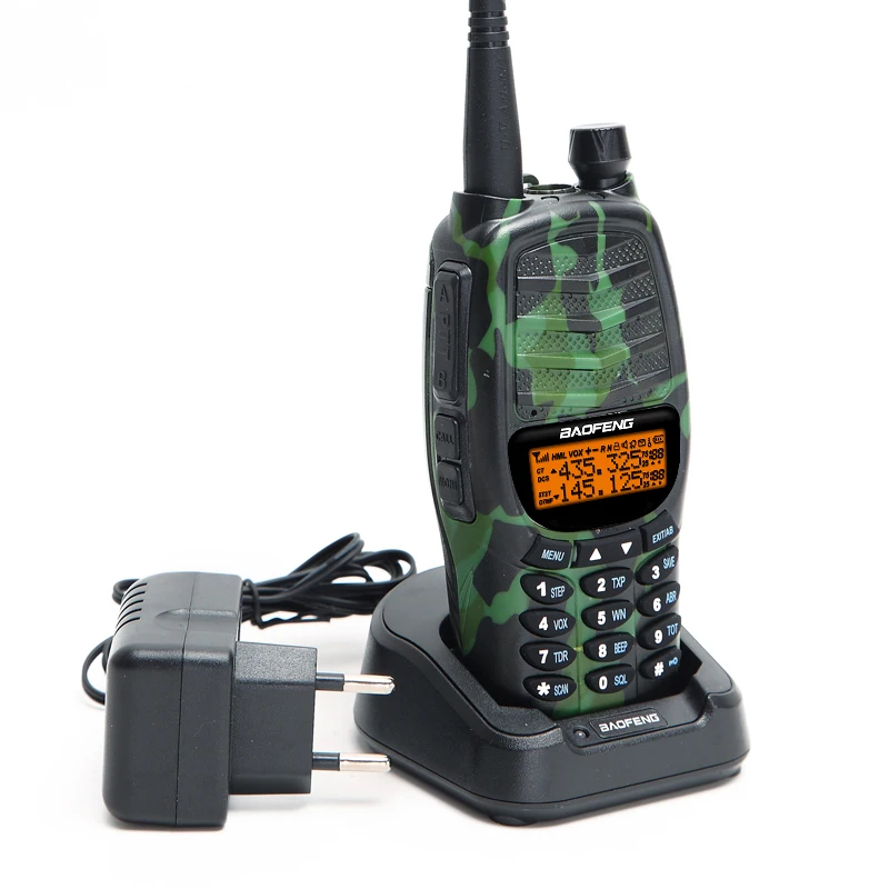 Baofeng UV-X9 Plus тактическое радио CS Tri-power 10 Вт/4 Вт/1 Вт Мощность ful 2 PTT VHF UHF Двухдиапазонная 10 км дальняя рация