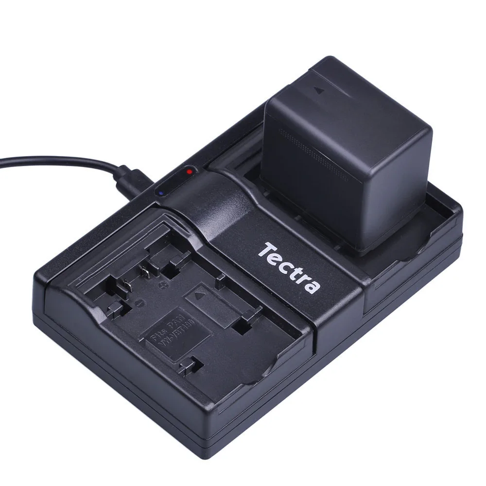 Tectra 1Pcs VW-VBT190 VBT190 Li-ion Battery +USB 2-Channel Charger for Panasonic HC-V110 HC-V130 HC-V160 HC-V180 HC-V201 HC-V210 |