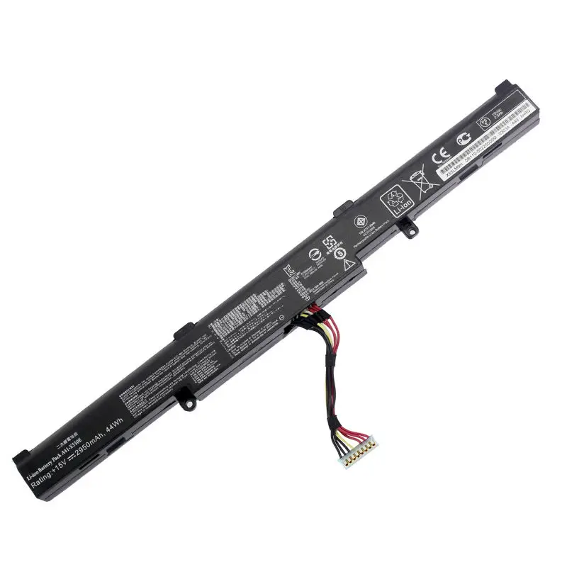 15V 2950mAh Аккумулятор для ноутбука A41 X550E F450E R752MA K550E X751MA X751MD X751MJ ASUS|x550e battery|battery for
