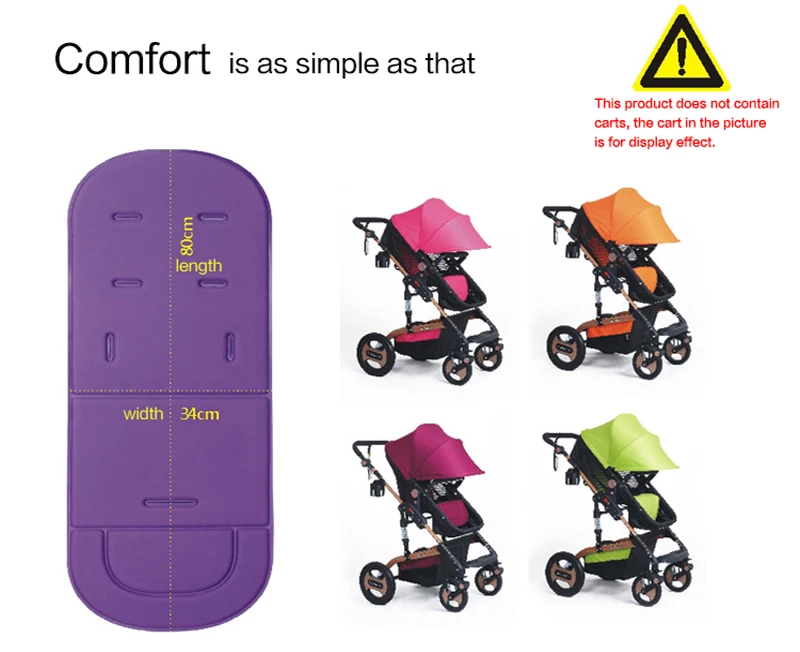 Baby Stroller Seat Cushion Kids Pushchair Car Cart High Chair Seat Trolley Soft Mattress Baby Stroller Cushion Pad Accessories baby stroller accessories expo	