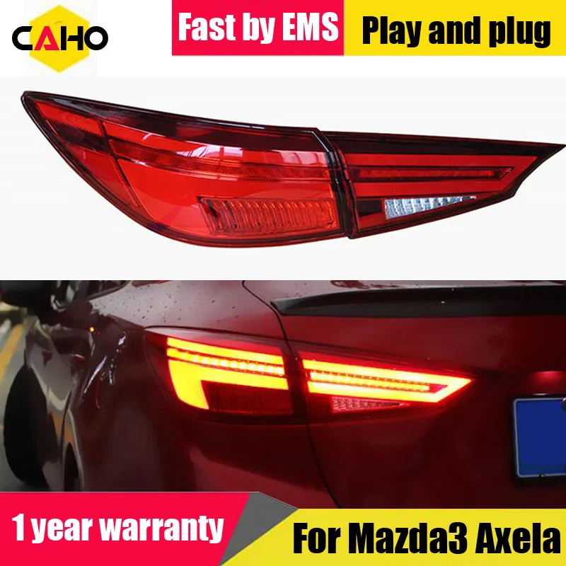 

Car Styling taillight tail lights for Mazda 3 Mazda3 Axela 2014 - 2018 Rear Lamp DRL + Turn Signal + Brake + Reverse LED lights