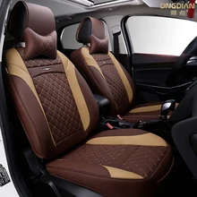 6D Styling Cubierta de Asiento de Coche Para Audi A1 A3 A4 A6 A7 A8 Q3 Q5 Q7 Cuero de Alta fibra, Car-Cubre
