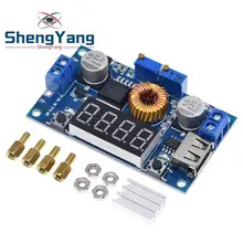 ShengYang – convertisseur abaisseur de batterie au lithium, Module de chargeur de batterie CC/CV USB avec voltmètre ammètre, lecteur numérique LED DC-DC 5A