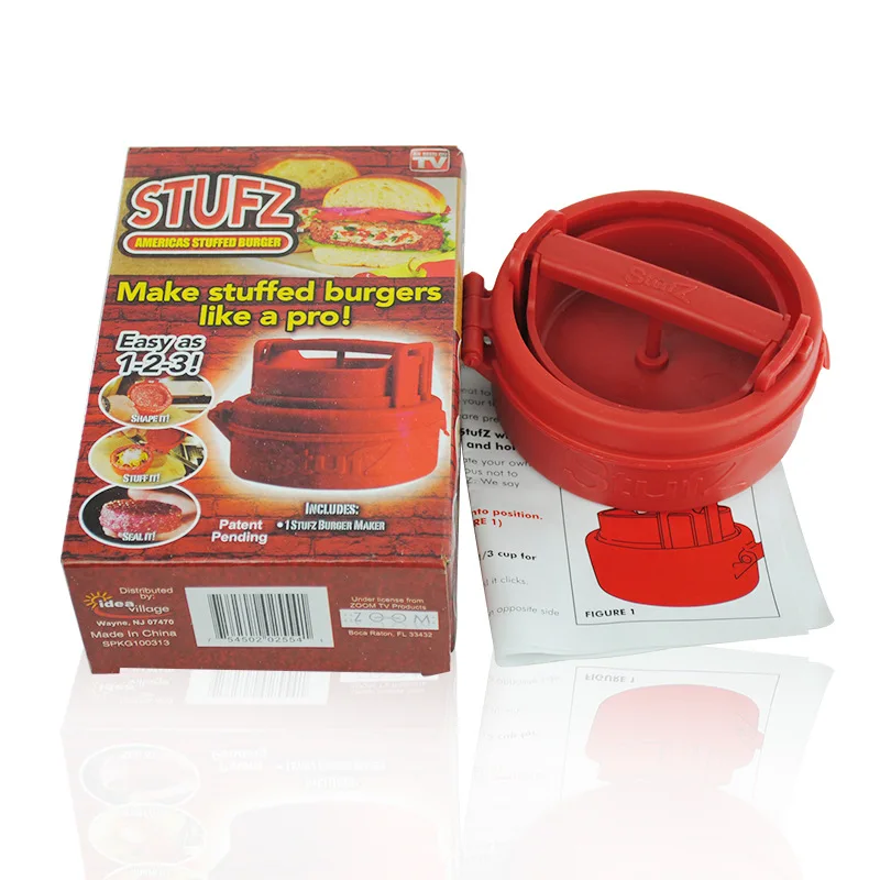 Kitchen Tools Stuffed Burger Press Hamburger Grill BBQ Patty Maker