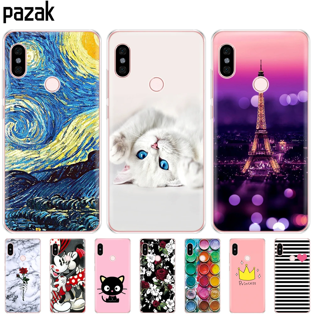 

silicon case For 5.99 inch Xiaomi Redmi Note 5 global Cases back Cover redmi note 5 PRO Snapdragon 636 version hongmi note 5 pro