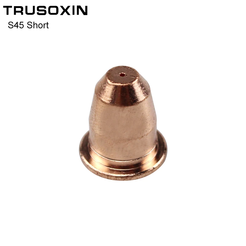 10PCS Plasma Cutter S45 Torch Trafimet Consumables PD0116 Short Cutting Tip