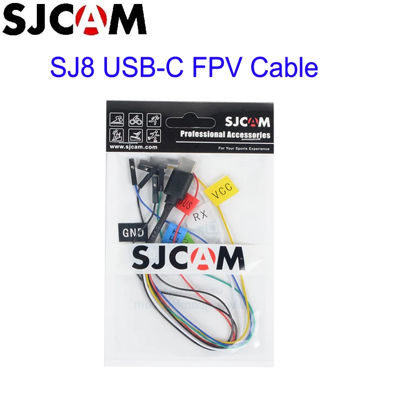 

SJCAM SJ8 SJ9 Series Type-C FPV Remote Shutter Cable for Aerial FPV for SJCAM SJ8 Pro SJ8 Plus SJ9 Strike SJ9 Max Action Camera