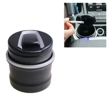 Автомобильная пепельница со светодиодной подсветкой, автомобильная пепельница, многоцелевой пепельница для BMW, бак для мусора