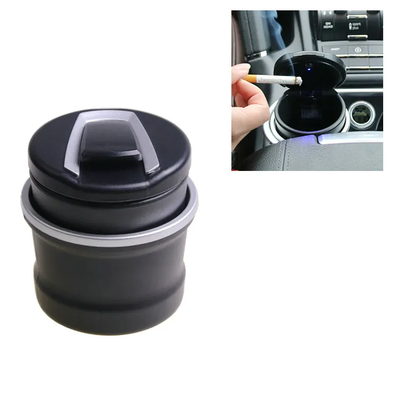 

Car ashtray with lED light car ashtray car dedicated multi-purpose ashtray For BMW debris tank