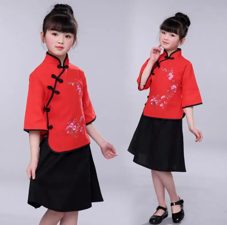 Novo tradicional roupas antigas meninos chinês trajes