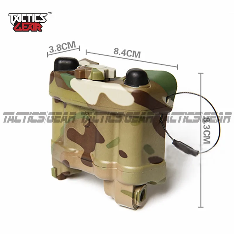 Тактический AN/PVS-31 Шлем ночного видения очки NVG батарея коробка Манекен Модель