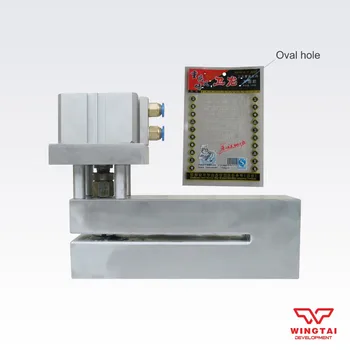 

4 * 2 mm Aluminium Alloy Oval Hole Punching Machine