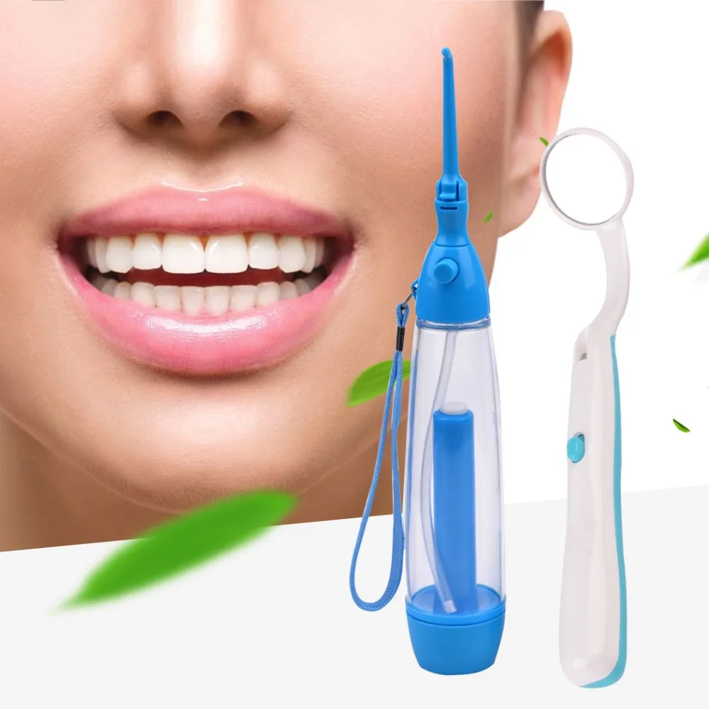 Convenient Faucet Oral Irrigator Floss Water Cleaner Tooth Flosser Cleaning Oral Gum Dental+LED Light Teeth Dental Mouth Mirror