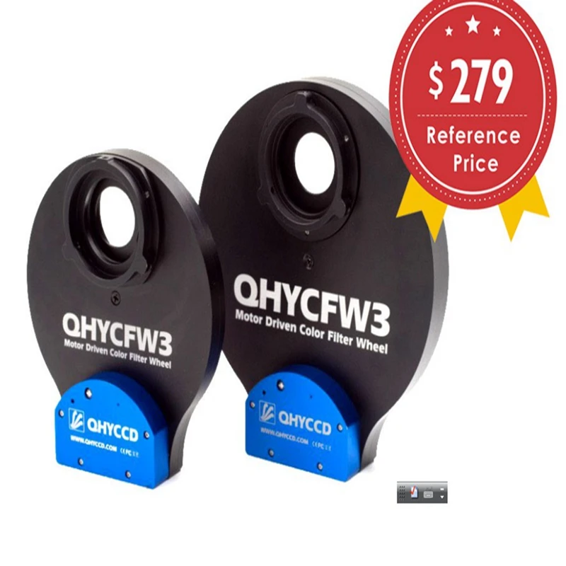 QHYCFW3-S 36 мм 6 ps 1,25 дюймов 7ps Электрический фильтр колеса Электрический телескоп фильтр колеса