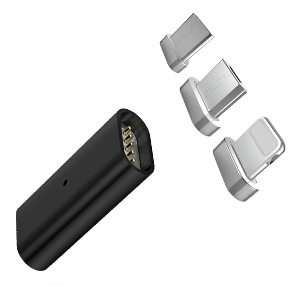 Для Lightning/3,5 мм магнитный USB Micro Female to type C Micro Male соединитель конвертер данных USB-C Android Phone Adapter