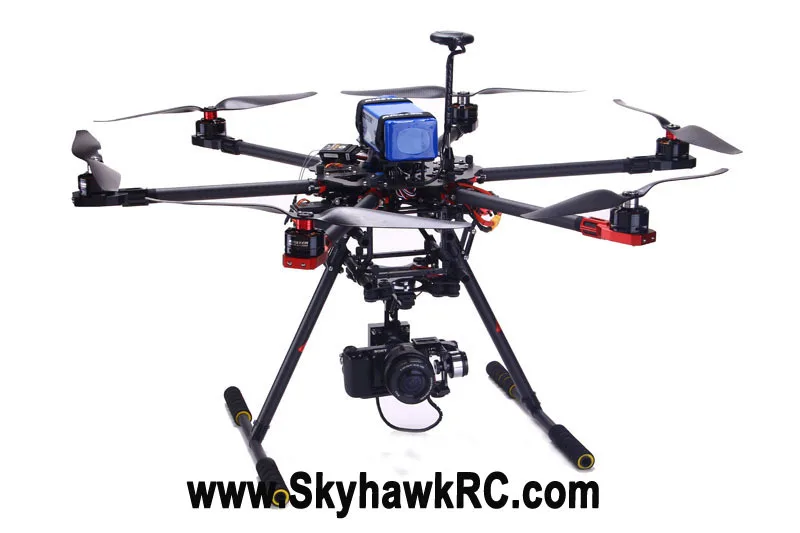 Buy SkyhawkRC Hexacopter Bat F750 retractable tripod GPS autopilot UAV VS DJI